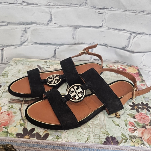 Tory Burch Shoes - Tory Burch Metal Miller Two Band Sandals
